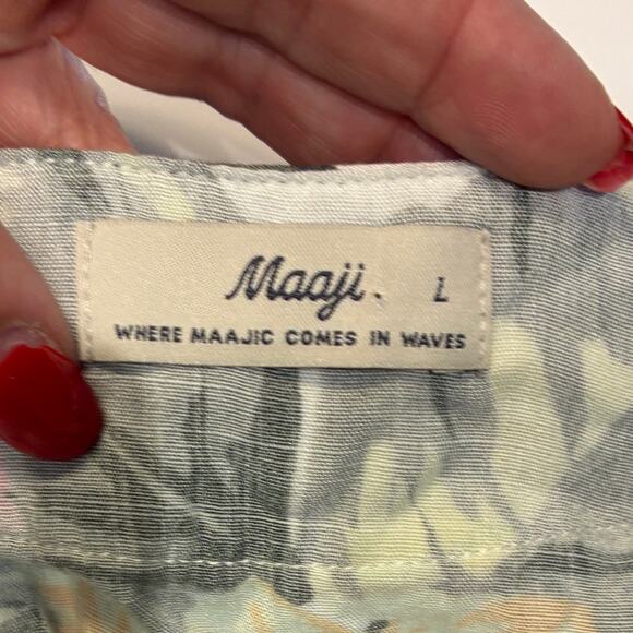 Maaji Floral Spring Garden Swim Coverup Large - Picture 5 of 11